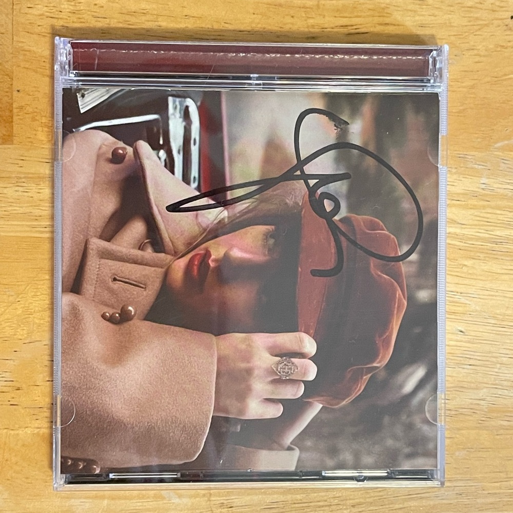 AUTOGRAPHED Red (Taylor’s Version) CD - Taylor Swift (Signed)